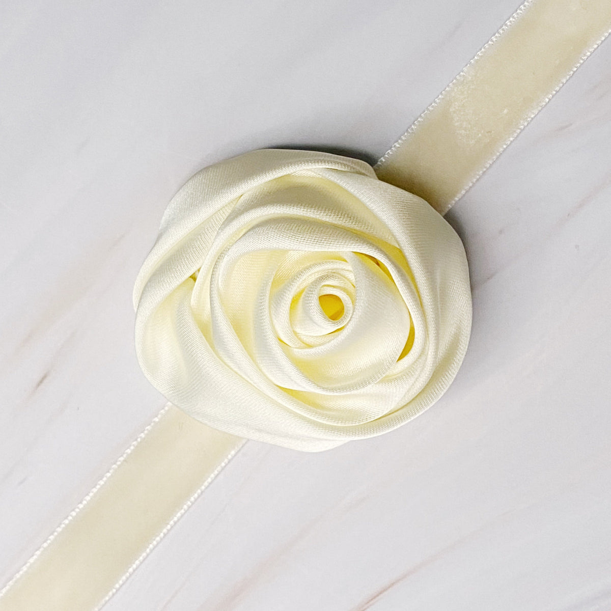 Velvet Rose Sash Necklace (view 6)