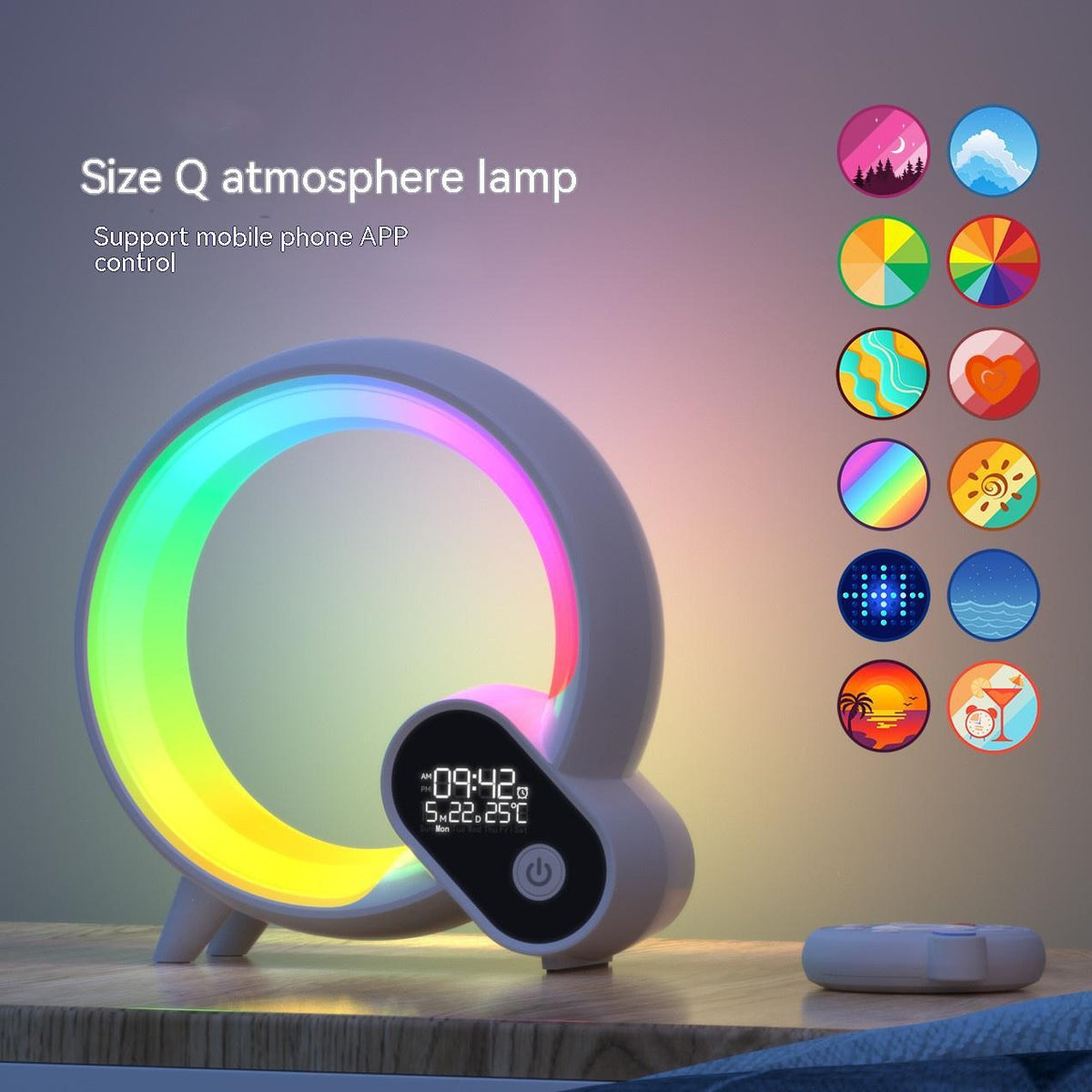 Sunrise Alarm Clock with Speaker (view 2)