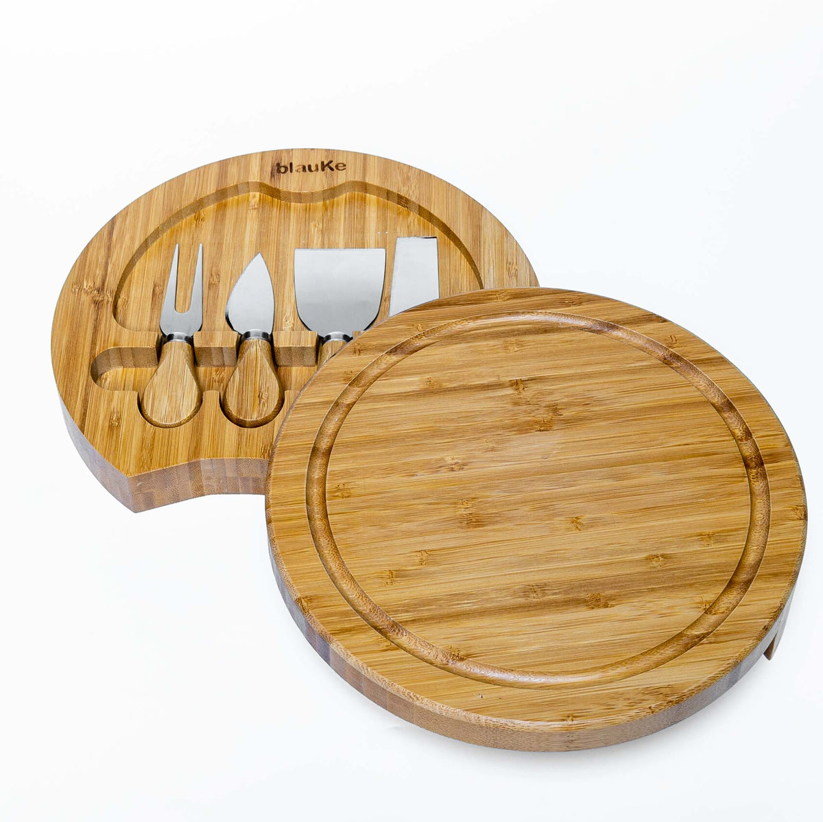 Swivel Cheese Board with Knife Drawer (view 3)