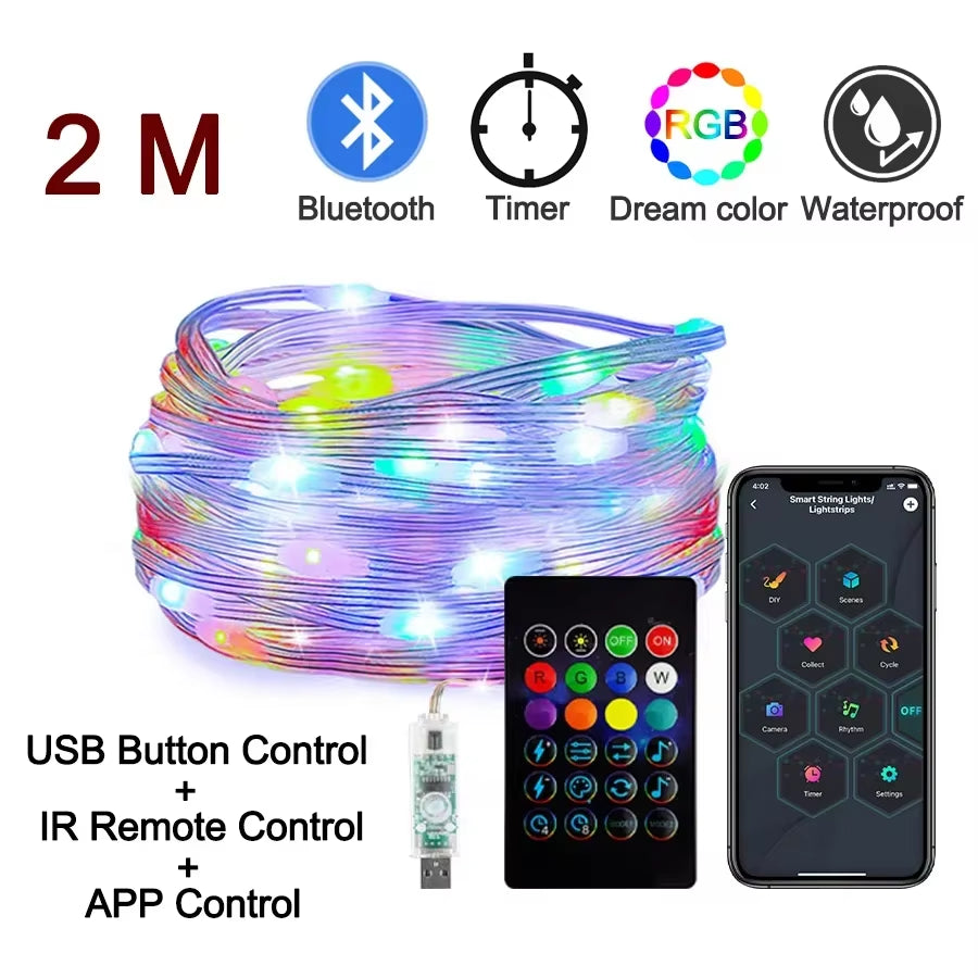 Color-Flow Bluetooth Fairy Lights (view 9)