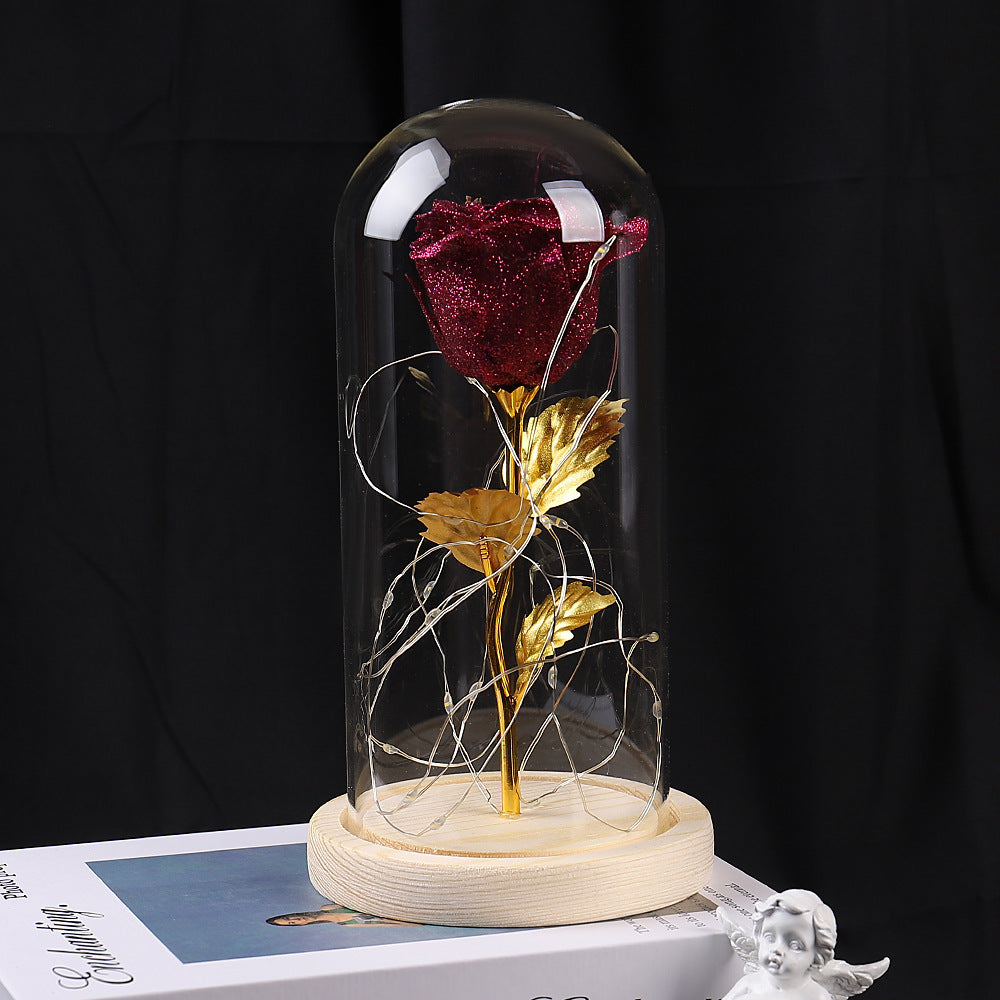Eternal Rose in Glass with LED (view 7)