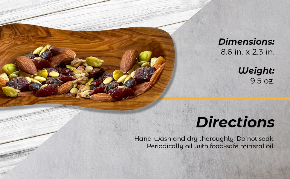 Olive Wood Serving Bowl (view 4)