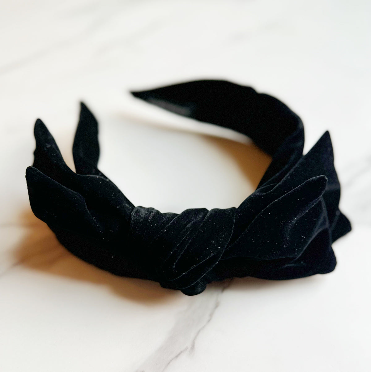 Velvet Bow Headband
