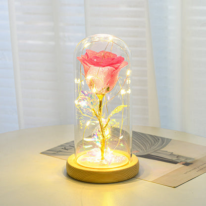 Eternal Rose in Glass with LED