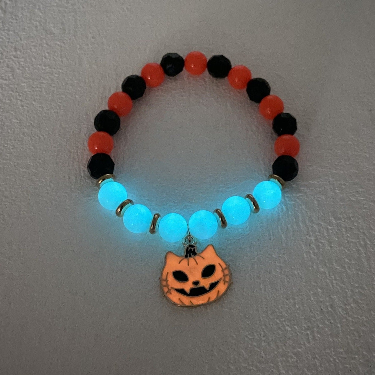Glow Bead Halloween Bracelet (view 5)