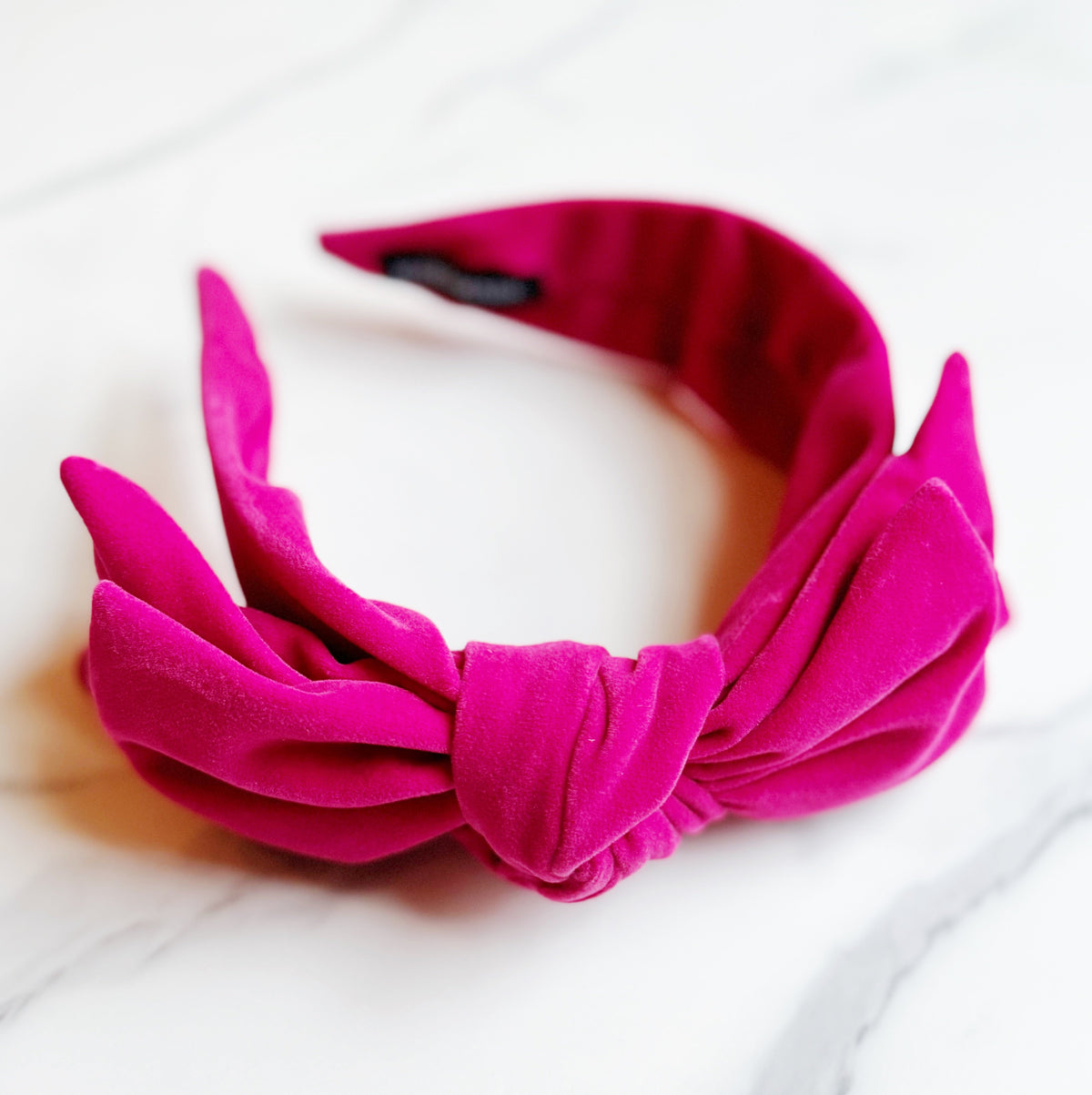 Velvet Bow Headband (view 2)