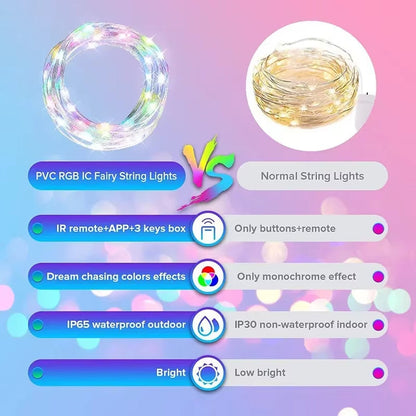 Color-Flow Bluetooth Fairy Lights (view 12)