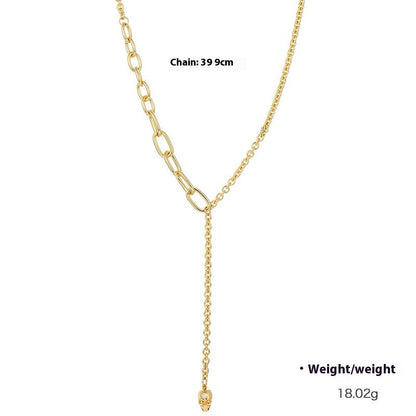 Skull Charm Necklace (view 6)