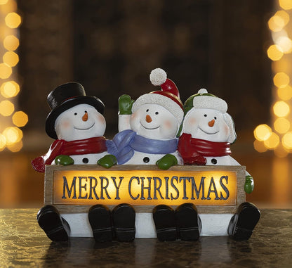 Merry Christmas Glowing Sign Trio (view 3)