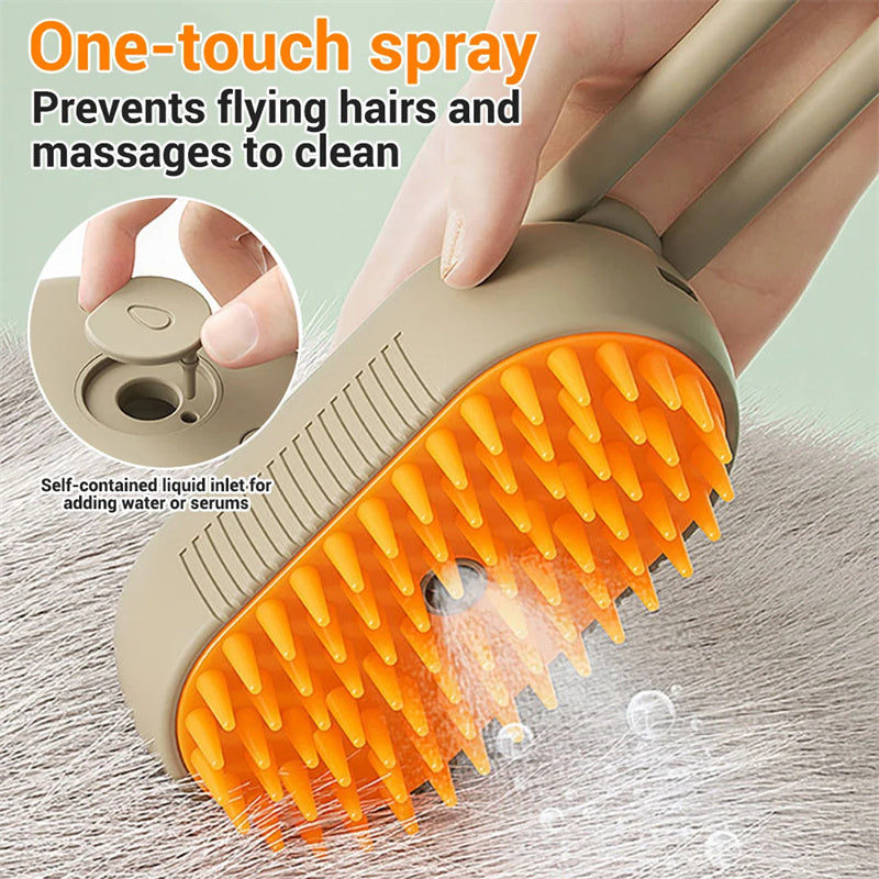 Steam Groom 3-in-1 Pet Brush (view 7)