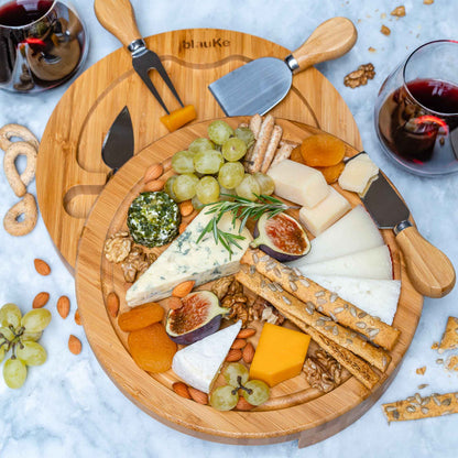 Swivel Cheese Board with Knife Drawer (view 7)