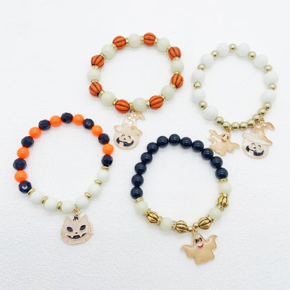 Glow Bead Halloween Bracelet