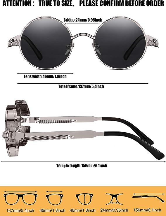 Round Retro Sunglasses