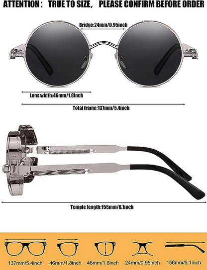 Round Retro Sunglasses