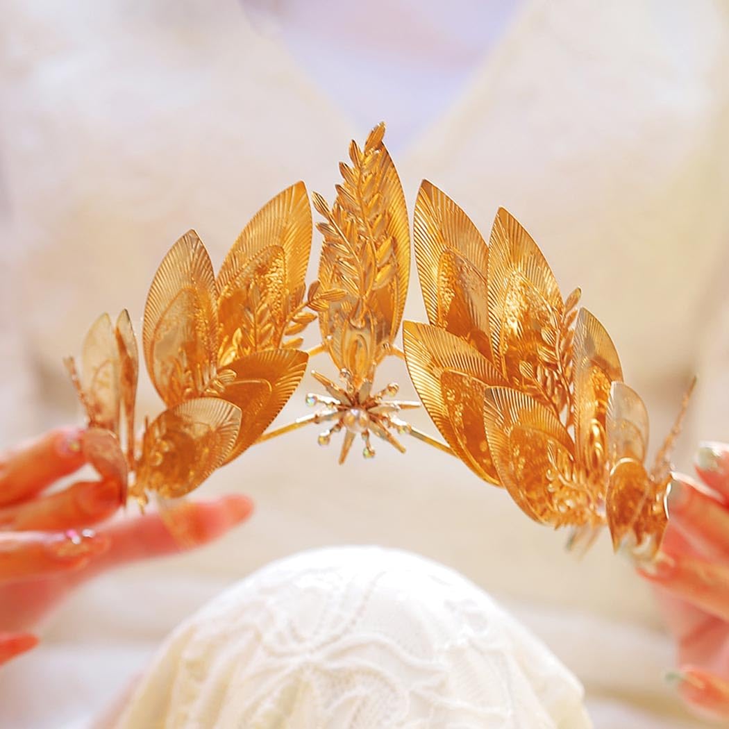 Gold Leaf Crown (view 2)