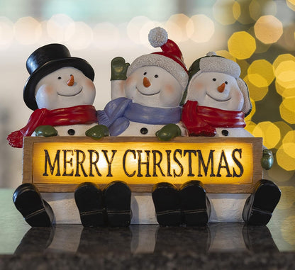 Merry Christmas Glowing Sign Trio (view 5)