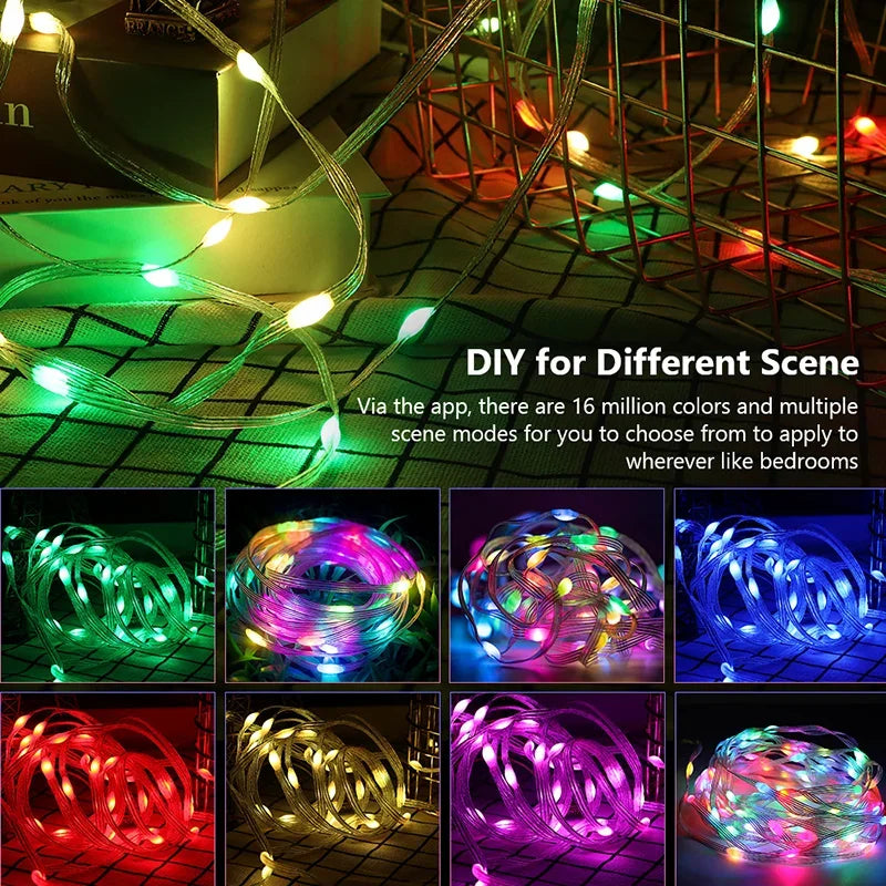 Color-Flow Bluetooth Fairy Lights (view 2)