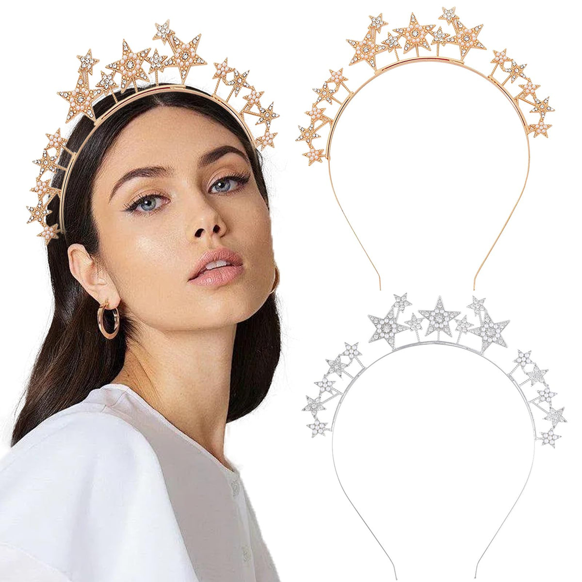 Star Halo Crown, Set of 2