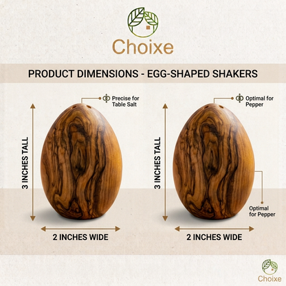 Olive Wood Salt and Pepper Shakers (view 3)