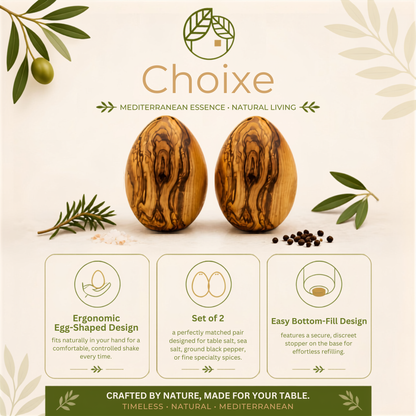 Olive Wood Salt and Pepper Shakers (view 5)