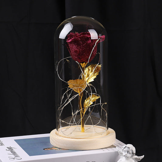 Eternal Rose in Glass with LED