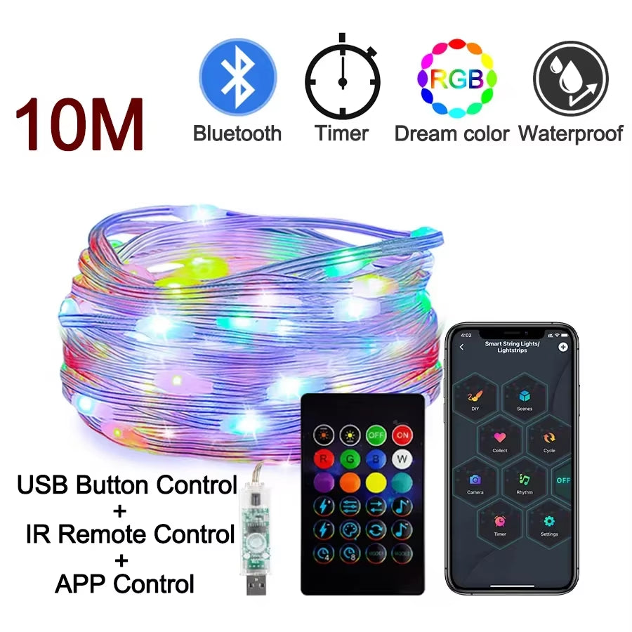 Color-Flow Bluetooth Fairy Lights (view 10)