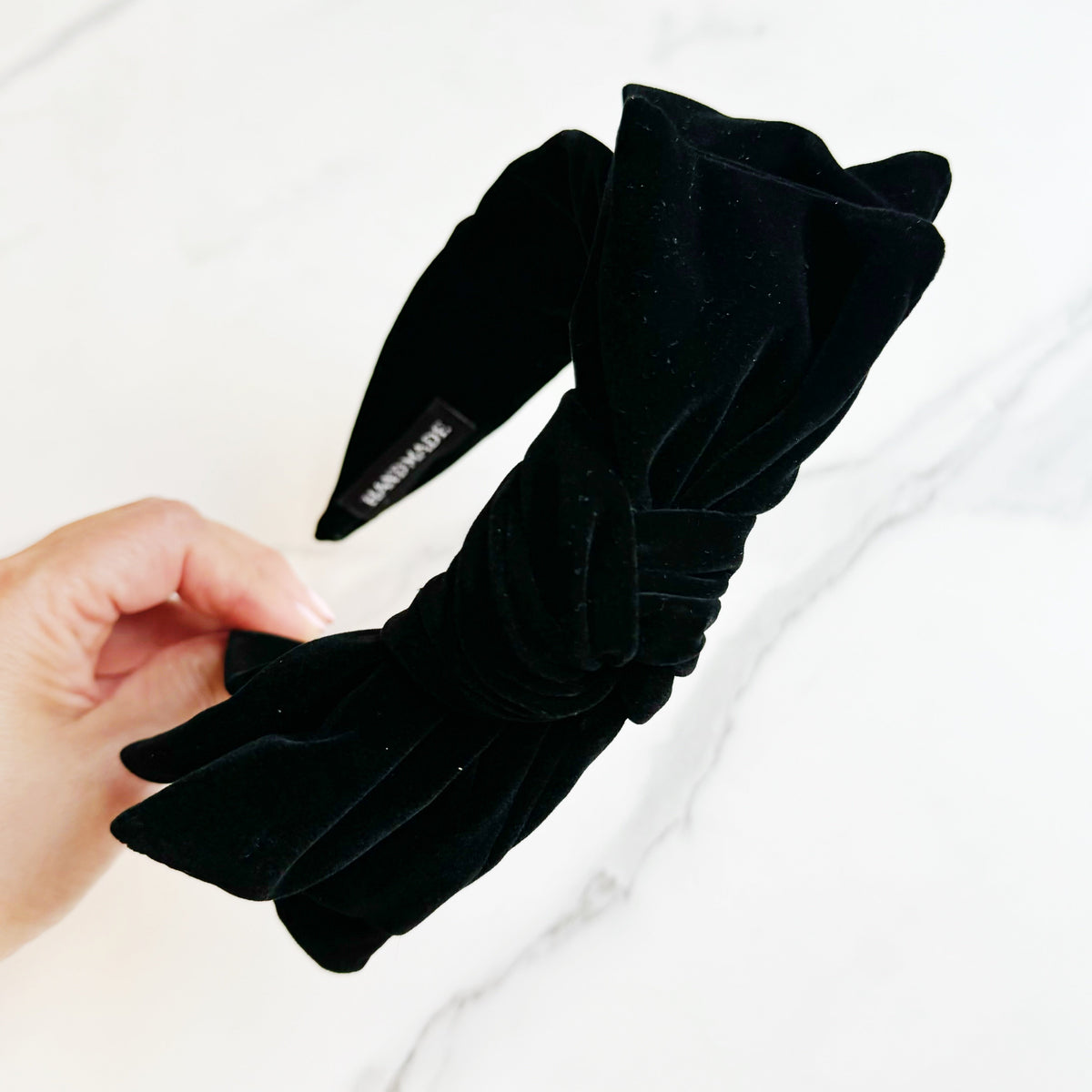 Velvet Bow Headband (view 10)
