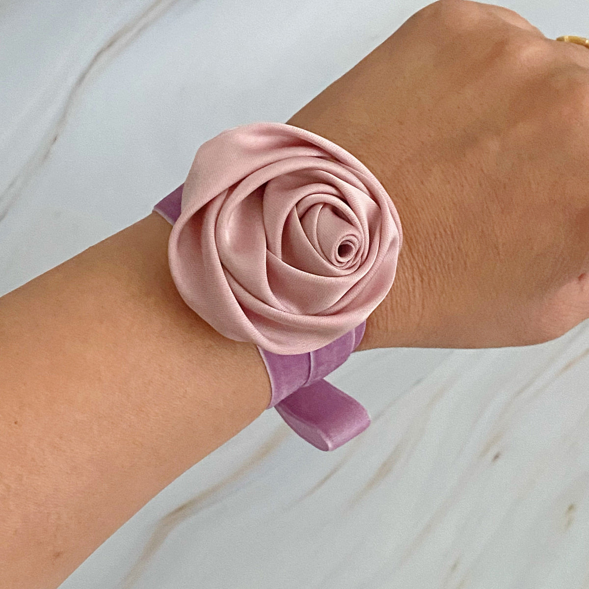 Velvet Rose Sash Necklace (view 4)