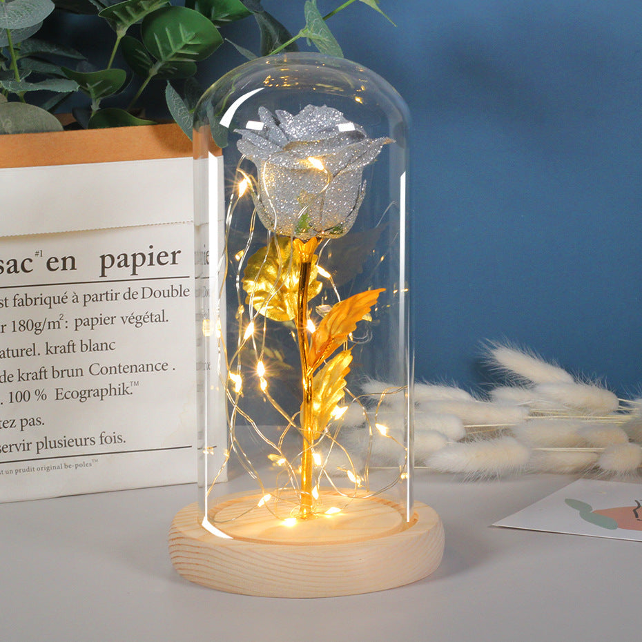 Eternal Rose in Glass with LED (view 8)