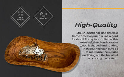 Olive Wood Serving Bowl (view 8)