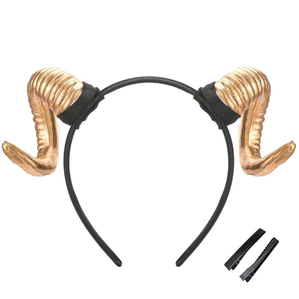Gold Horns Headband