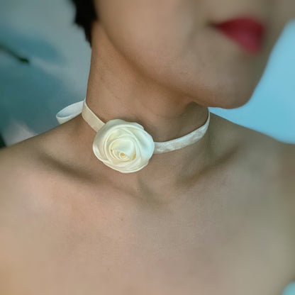 Velvet Rose Sash Necklace (view 5)