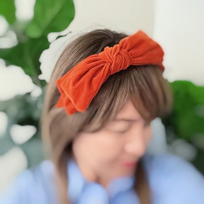 Velvet Bow Headband (view 3)