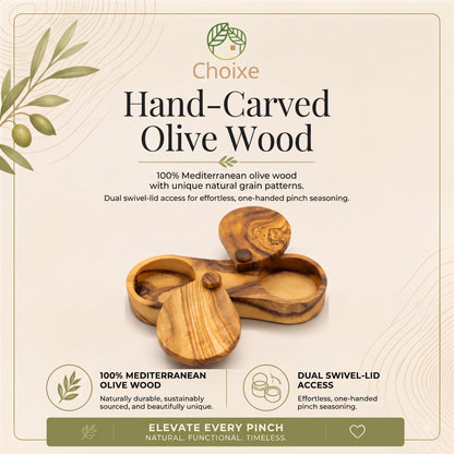 Olive Wood Spice Box (view 8)